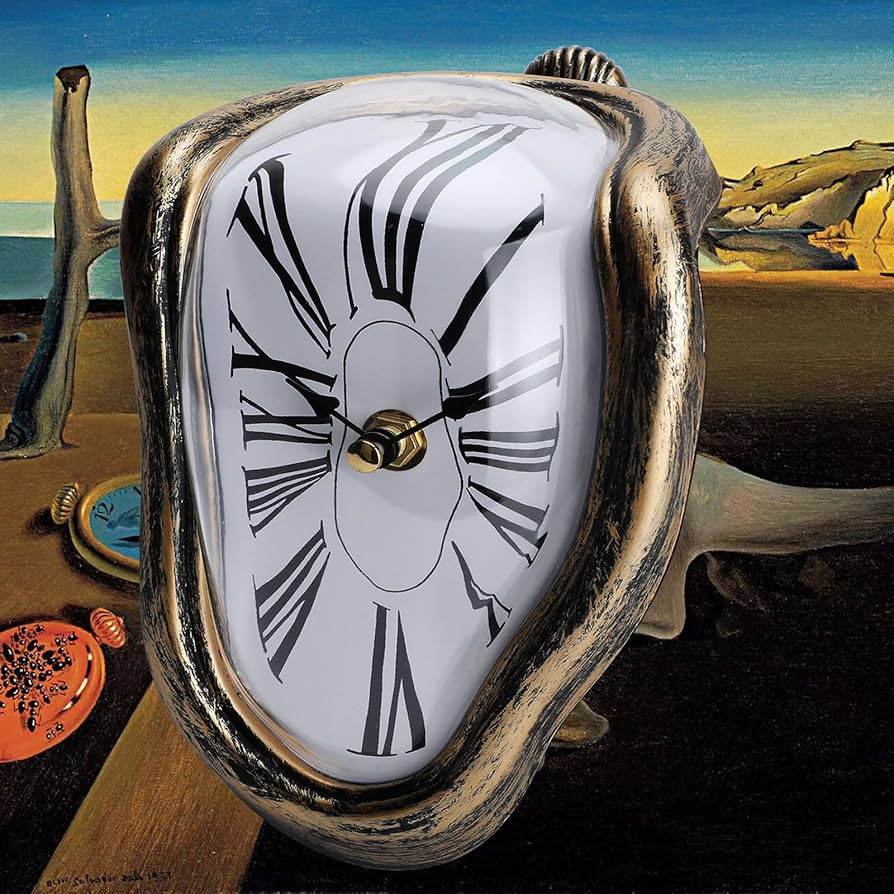 FAREVER Melting Clock, Salvador Dali Watch Melted Clock for Decorative Home Office Shelf Desk Tab... | Amazon (US)
