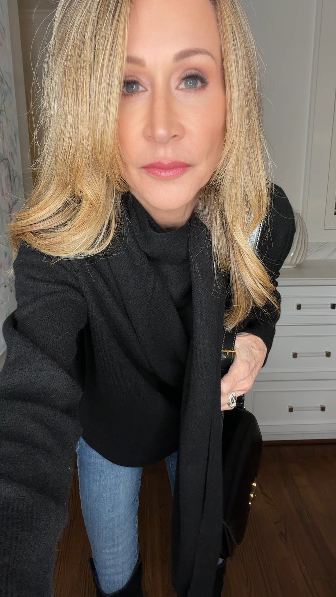 New hair dryer, new outfit, new year!  I got the Dyson Air Strsight hair dryer and it gave my hair so much volume!  After that did my hair and had to go out so I’m linking my casual dinner look!  Skinny jeans, tall Stuart Whitman boot, a great sweater from Vince and a black bag!


#LTKSeasonal #LTKdayinmylife #LTKOver40