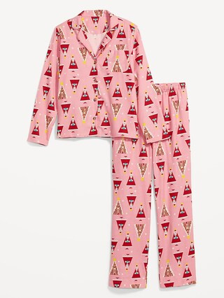 Printed Flannel Pajama Set for Women | Old Navy (US)