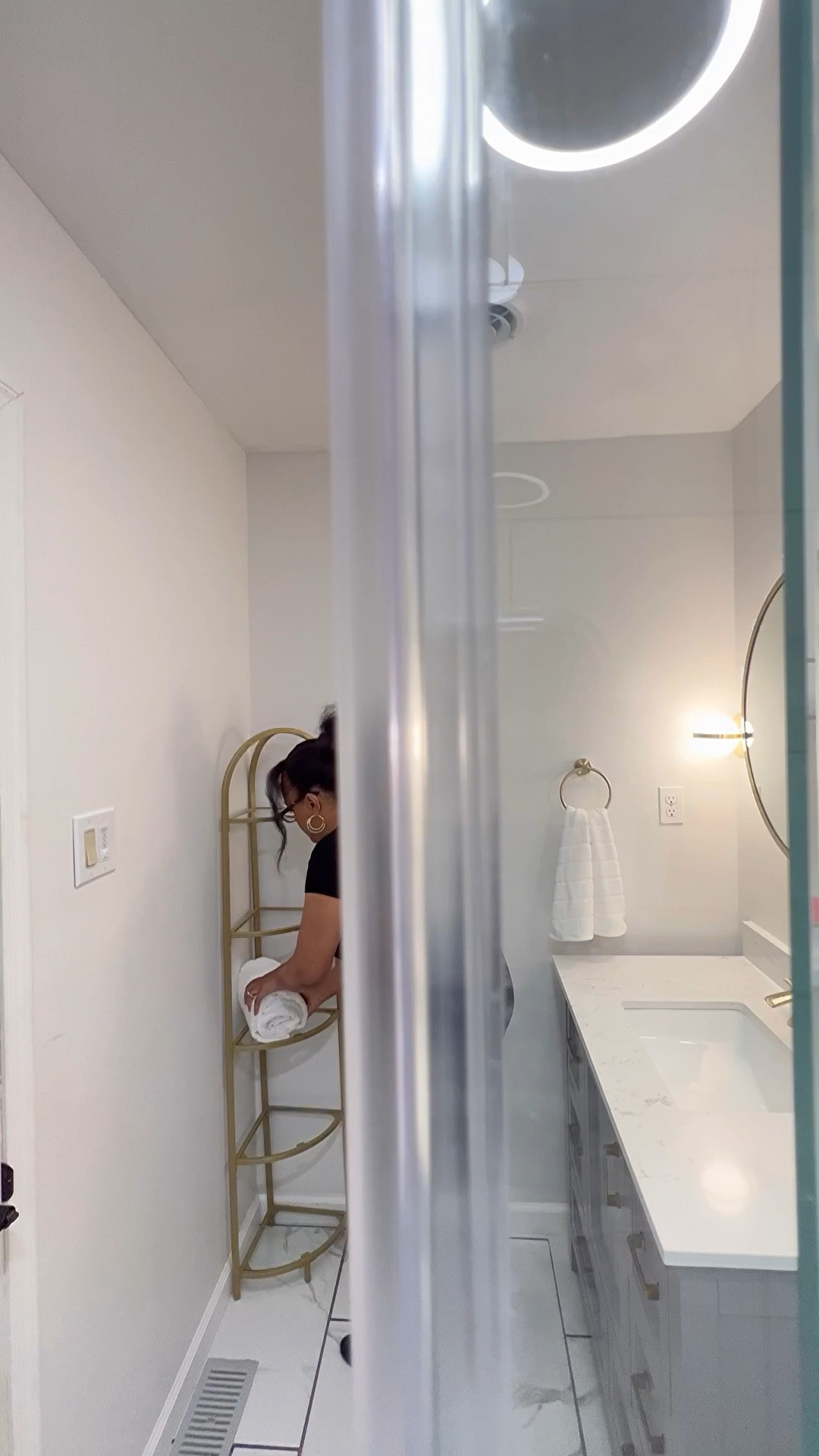 Deal on my corner shelf! great for small spaces! bathroom storage organizer 

#LTKSaleAlert #LTKHome #LTKFindsUnder50