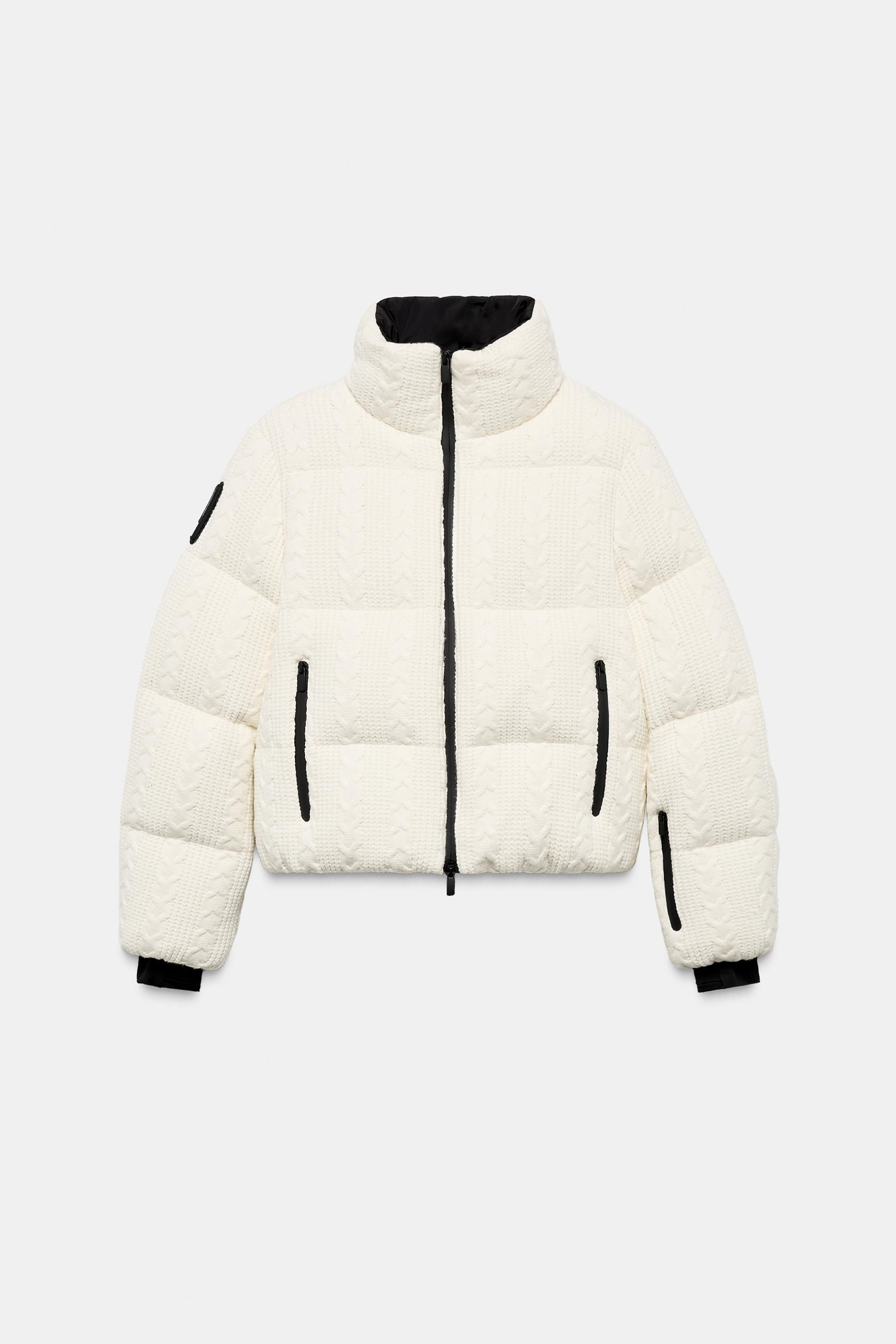 SHEARLING PUFFER JACKET HEIQ XREFLEX™ RECCO® TECHNOLOGY SKI COLLECTION | Zara US