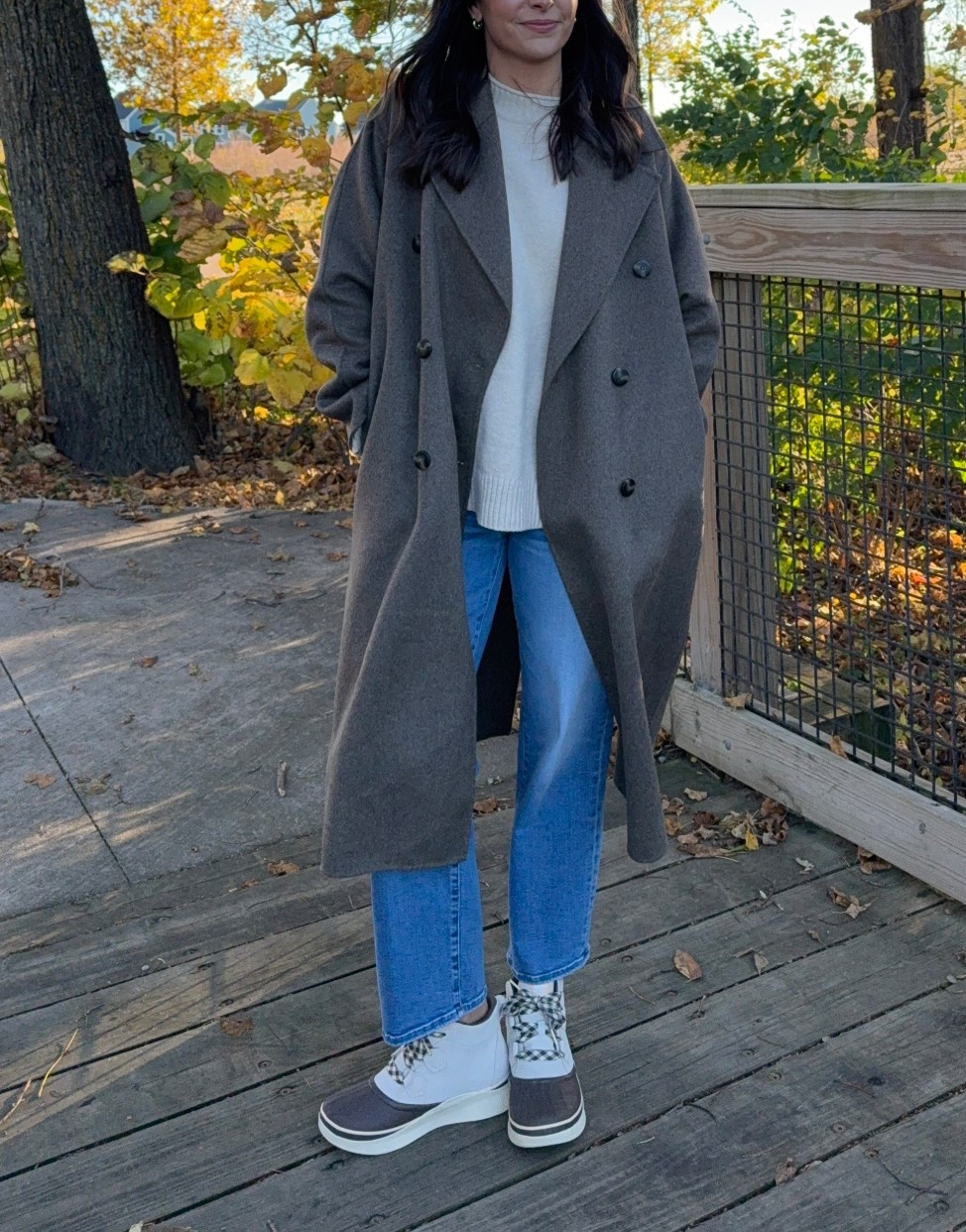 My coat is 30% off!! True to size (S) oversized fit with room to layer. 

Winter boots are 25% off!! Size up ⛄️ 

#LTKGiftGuide #LTKCyberWeek #LTKSaleAlert