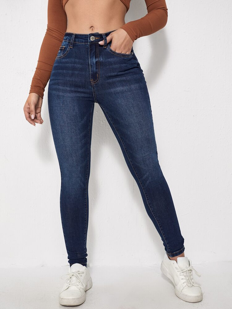 High Stretch Skinny Jeans | SHEIN