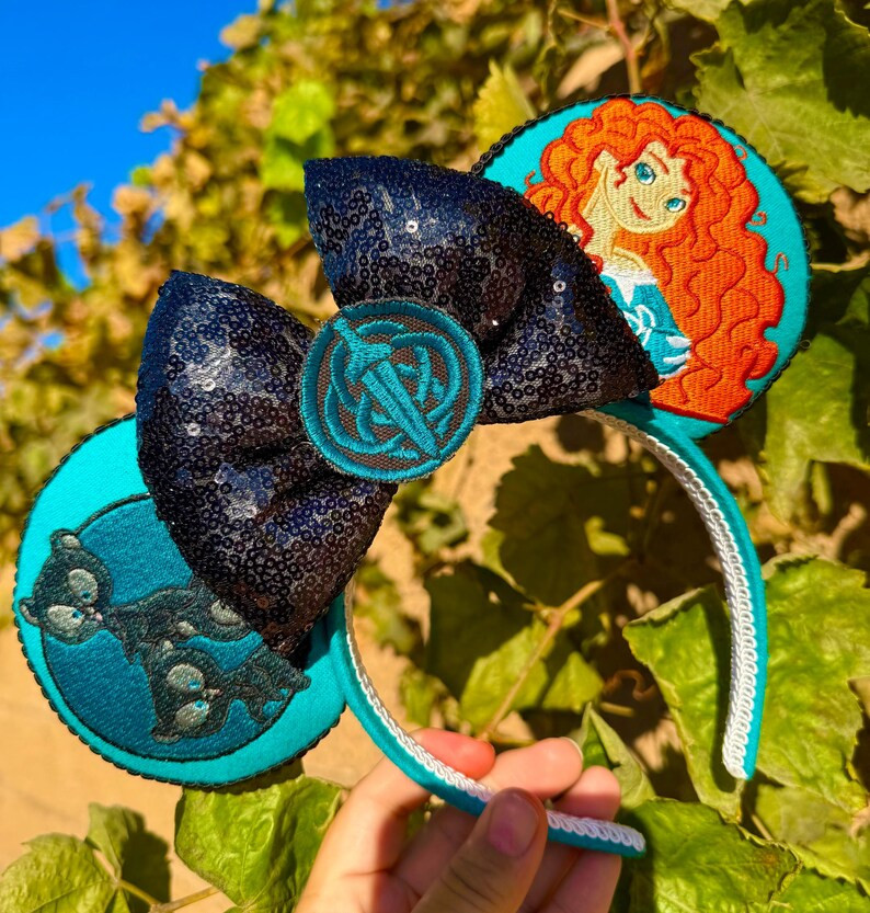 Brave Embroidery Mouse Ears , Little Merida - Etsy | Etsy (US)