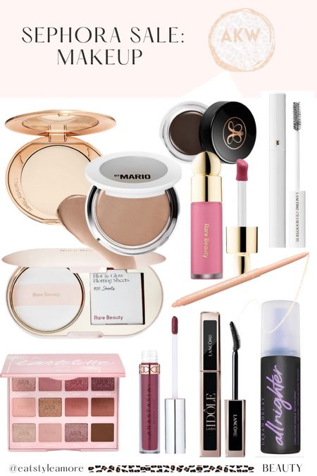 My favorite makeup products part do the Sephora sale! Holy grail makeup products. The Rare Beauty Blush in happy is the best liquid blush, and their oily skin travel compact with powder puff is the best travel compact. 

#LTKbeauty #LTKBeautySale