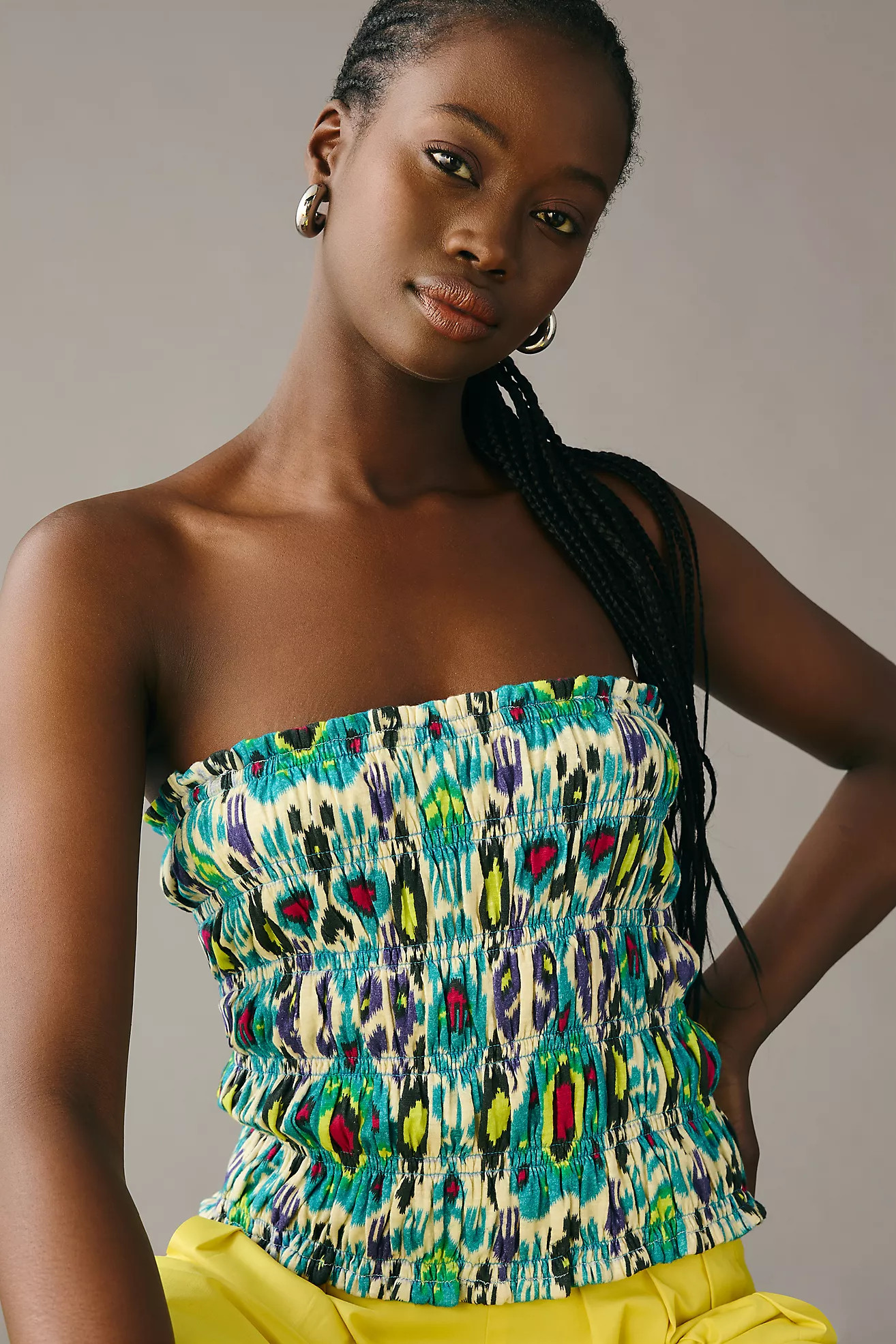 By Anthropologie Smocked Tube Top | Anthropologie (US)