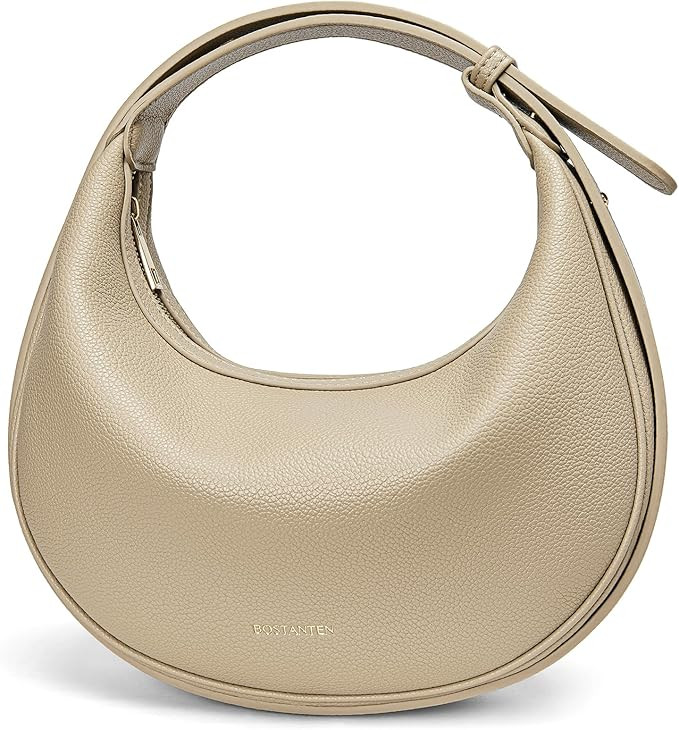 BOSTANTEN Crescent Shoulder Bag Vegan Leather Purses for Women Trendy Crossbody Clutch Hobo Handb... | Amazon (US)