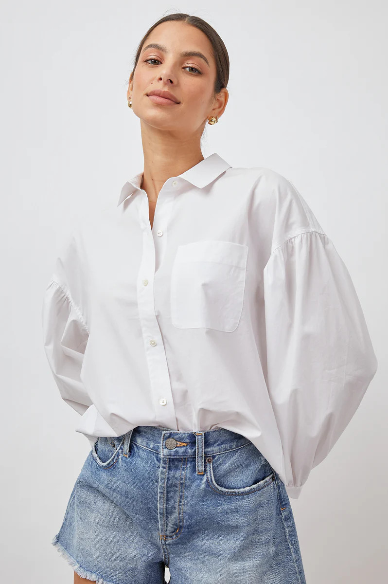JANAE SHIRT - WHITE | Rails