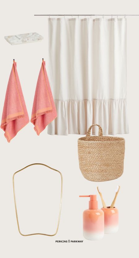 Bathroom decor ideas from H&M. Bright colors that are perfect for spring/summer. #h&m #h&mhome #homedecor #bathroomdecor #bathroomupdate 

#LTKbeauty #LTKstyletip #LTKunder100