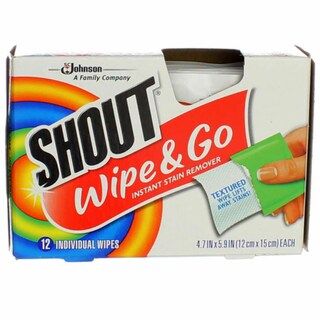 Shout Wipe & Go Instant Wipes Stain Remover | Kroger