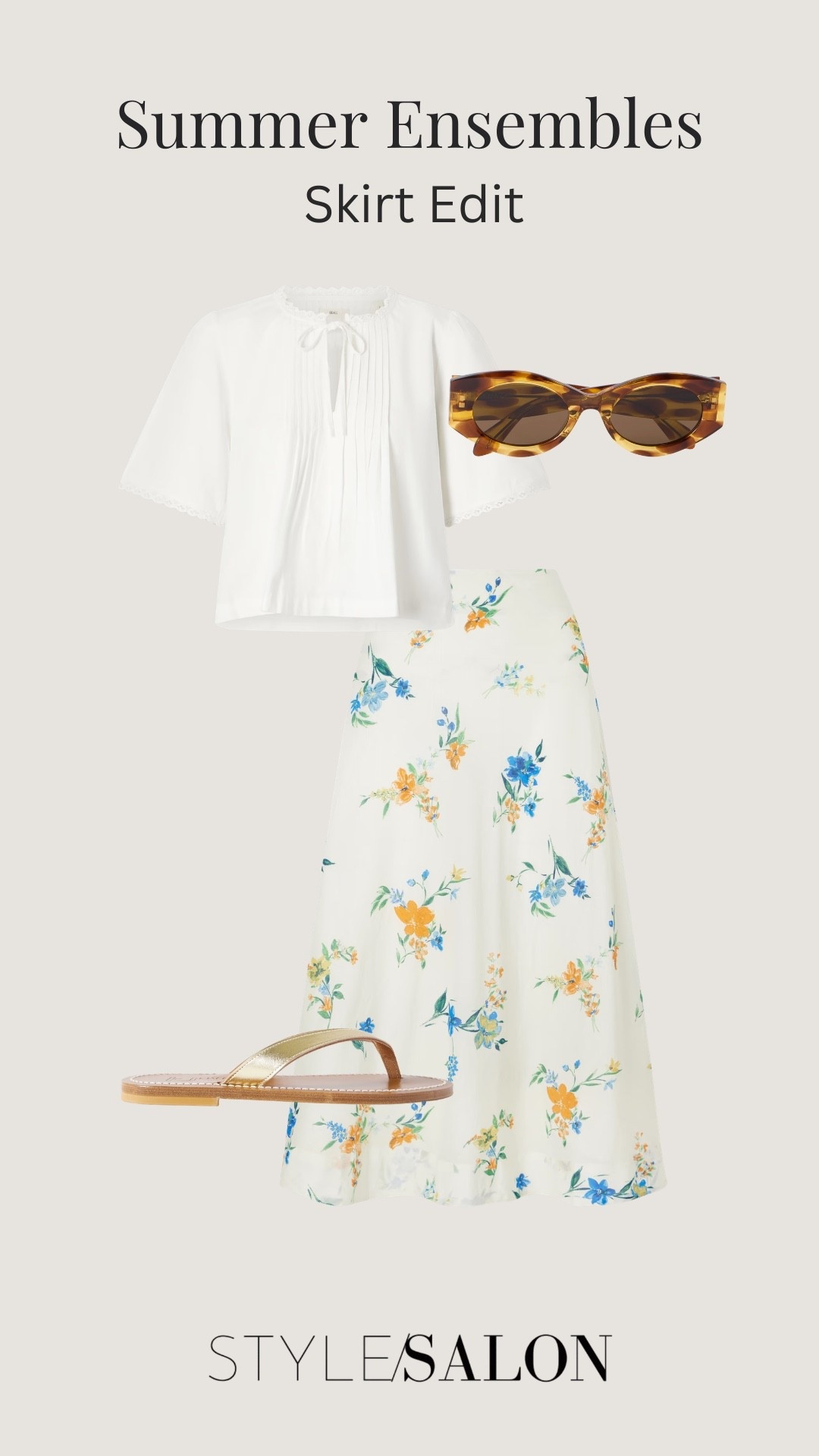 Summer Ensemble Clothes - Spring to Summer - Warm Weather - Skirt

#LTKootd #LTKSeasonal #LTKOver40