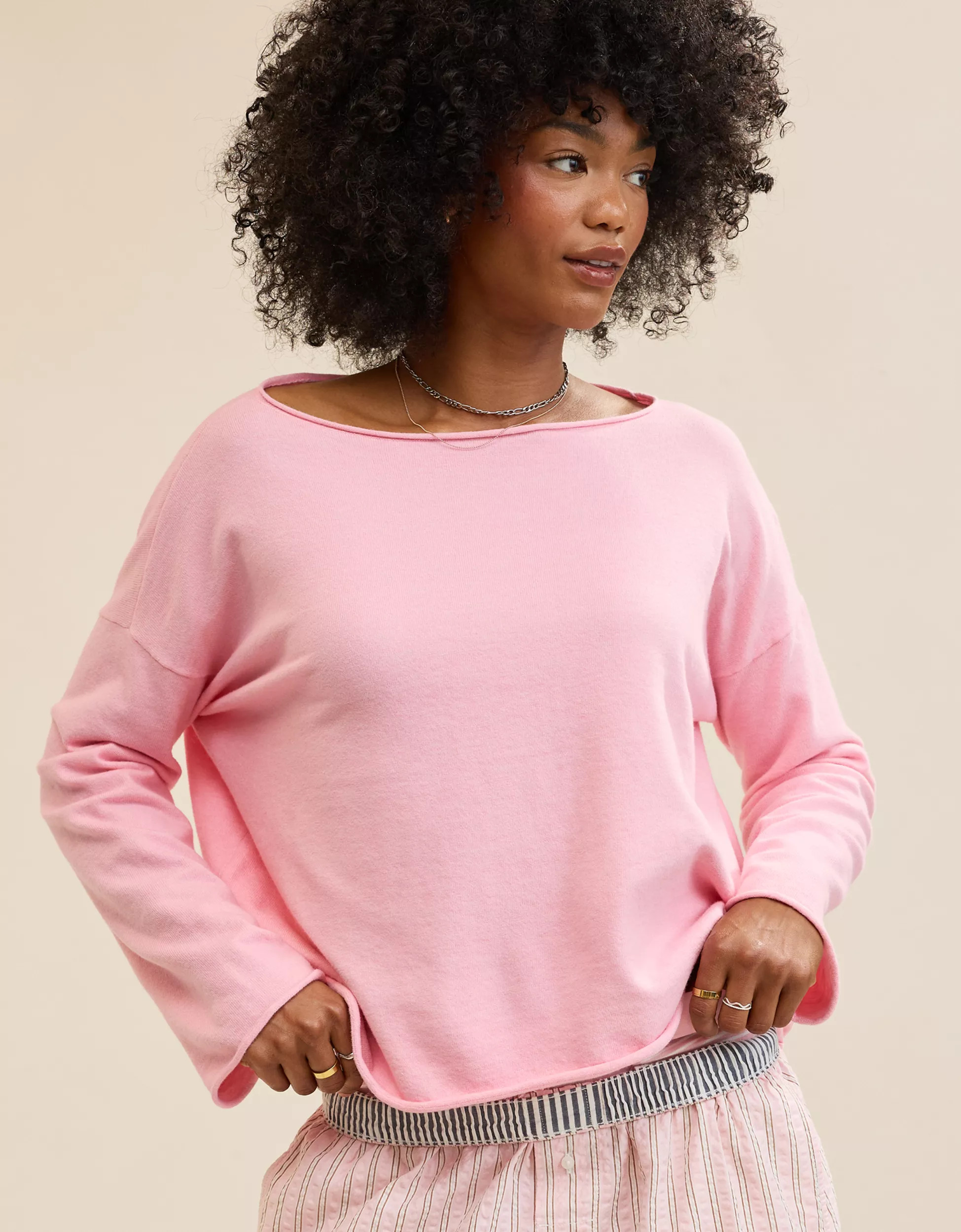 Aerie Sunday Soft Boatneck Sweater | Aerie