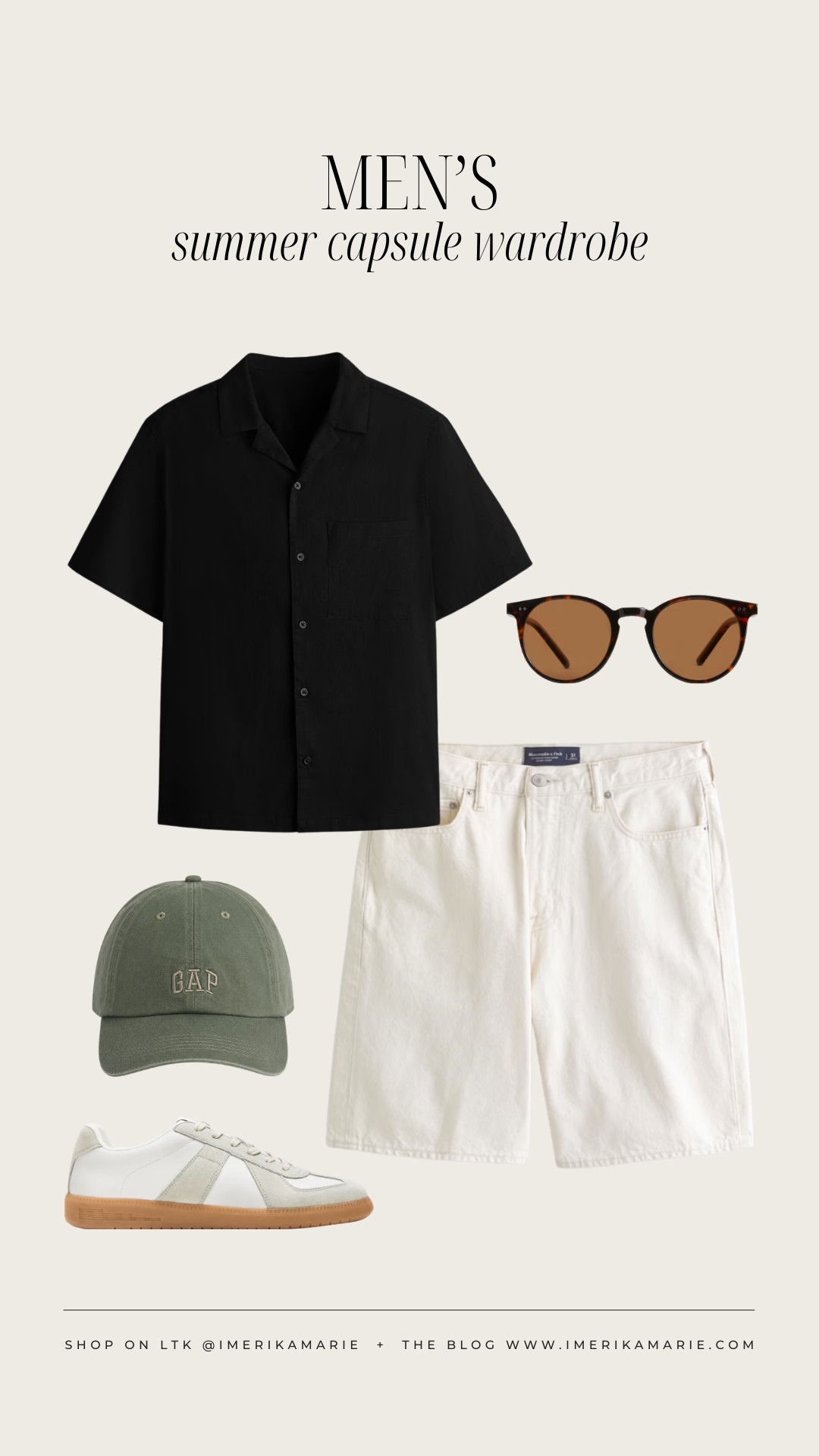 Men's Summer Outfit

button-up, denim shorts, sneakers

men's outfit. men's summer capsule. men's summer capsule wardrobe.

#LTKootd #LTKSeasonal #LTKMens