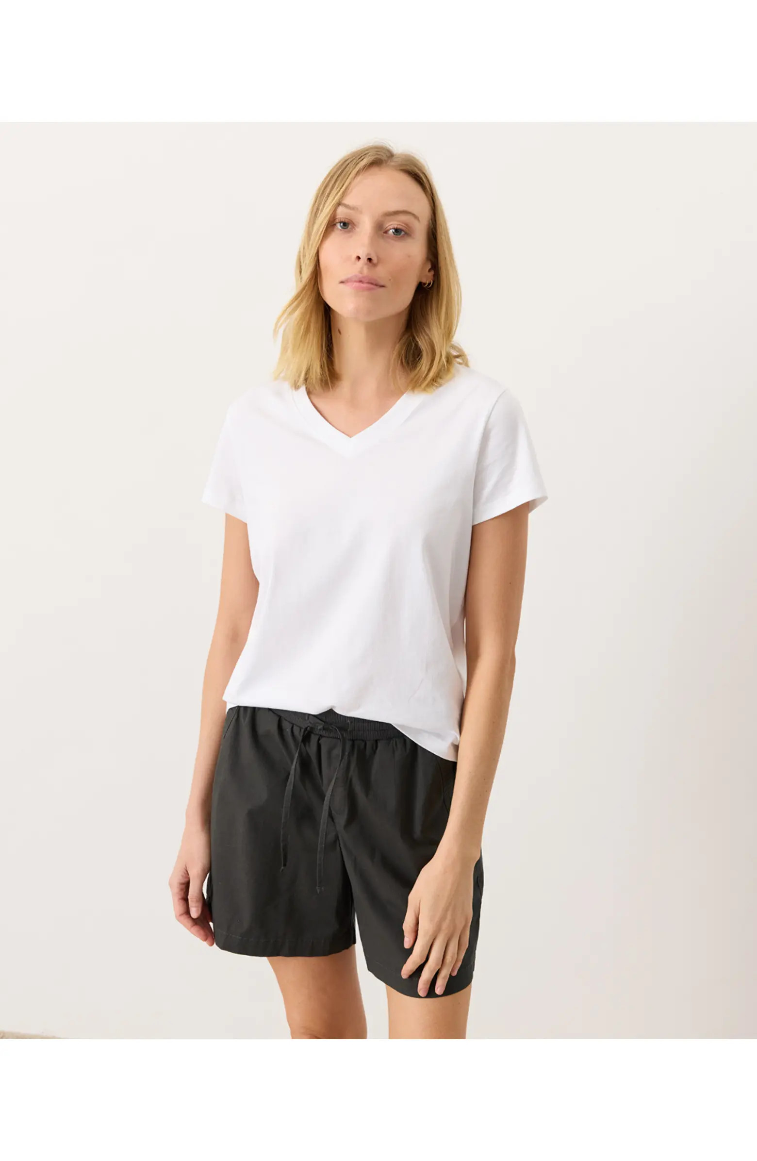 Organic Cotton Women's Softspun Essential V-Neck Tee | Nordstrom