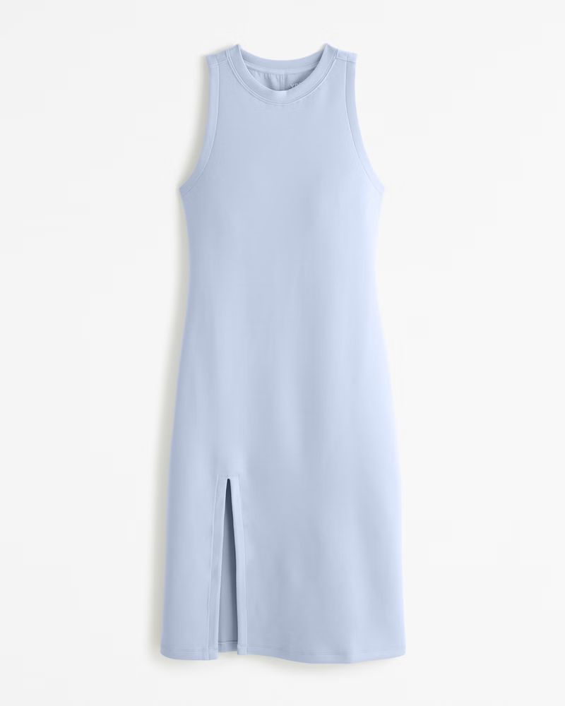 YPB neoKNIT Unlined Column Midi Dress | Abercrombie & Fitch (US)