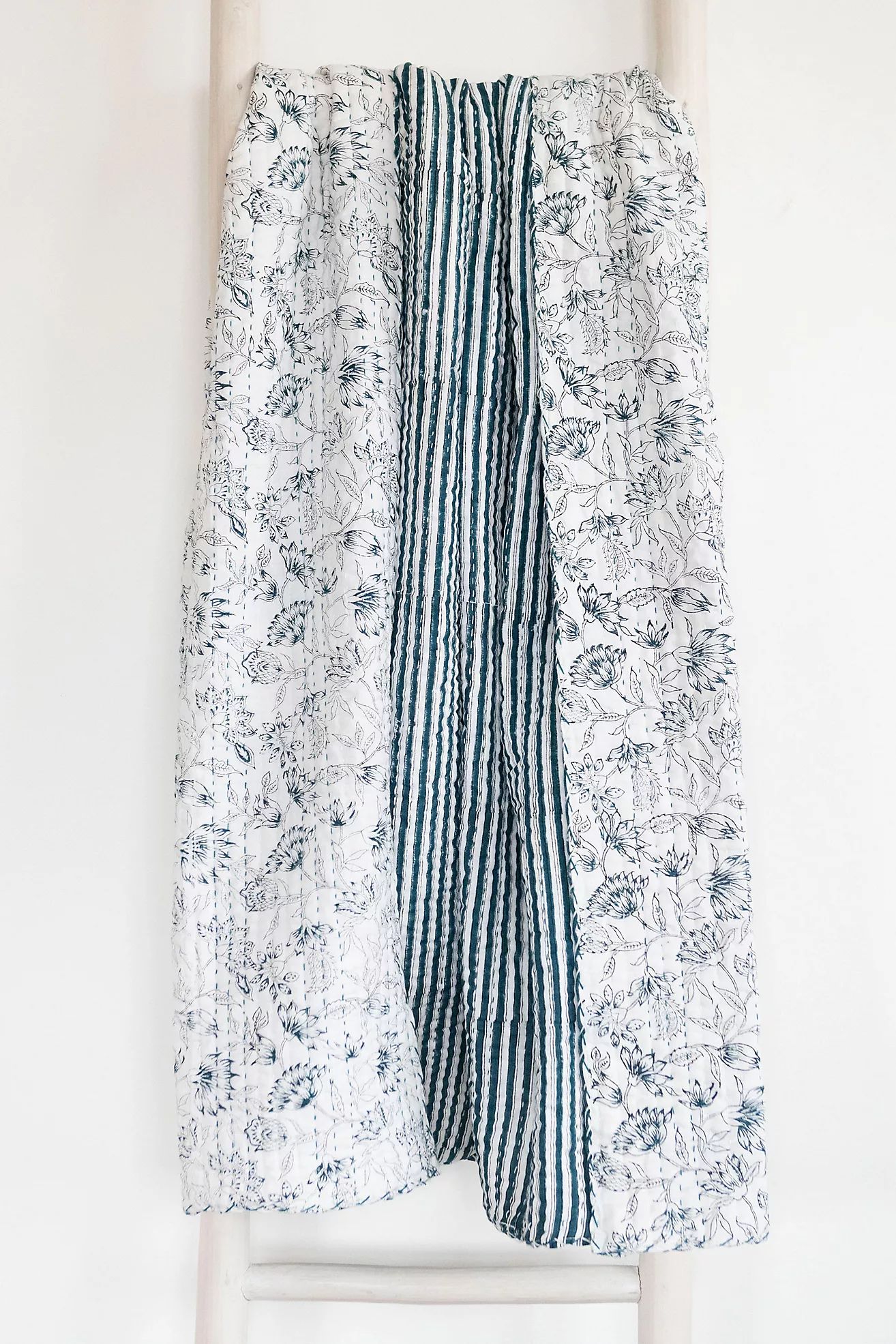 Connected Goods Kantha Quilt No. 0425 | Anthropologie (US)