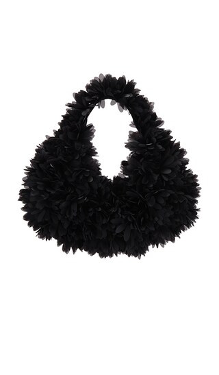 Rylee Flower Bag in Midnight Black | Revolve Clothing (Global)