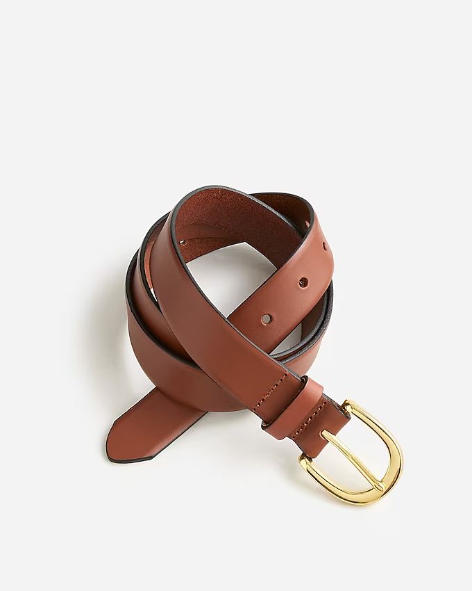 Classic belt in Italian leather | J.Crew US