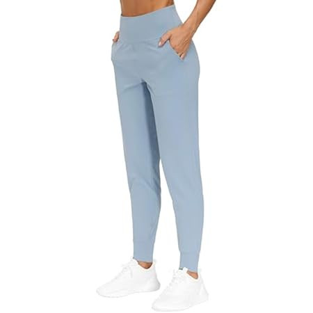 Soothfeel Women's Joggers with Zipper Pockets High Waisted Athletic Workout Yoga Pants Joggers for Women | Amazon (US)