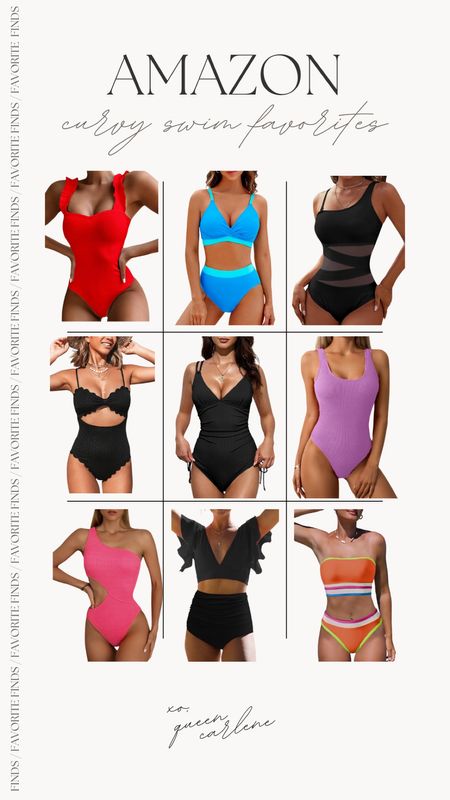 Curvy friendly swim favorites all from Amazon!! These are some of my favorite midsize friendly swimsuits from Amazon!! All perfect for summer ☀️👙

#LTKswim #LTKmidsize #LTKSeasonal