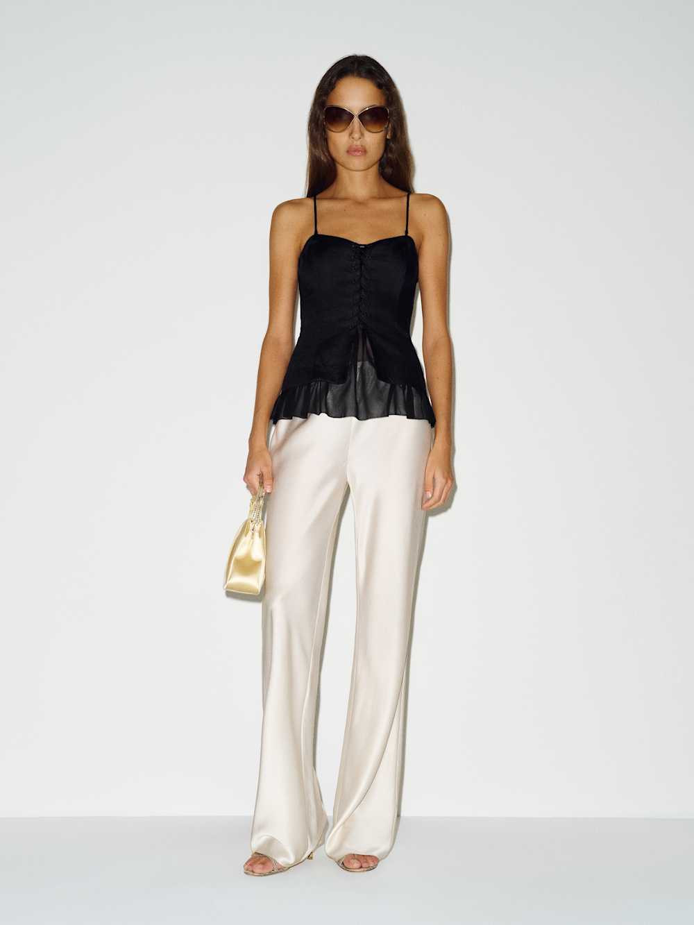 Colette Linen Top | Reformation (Global)