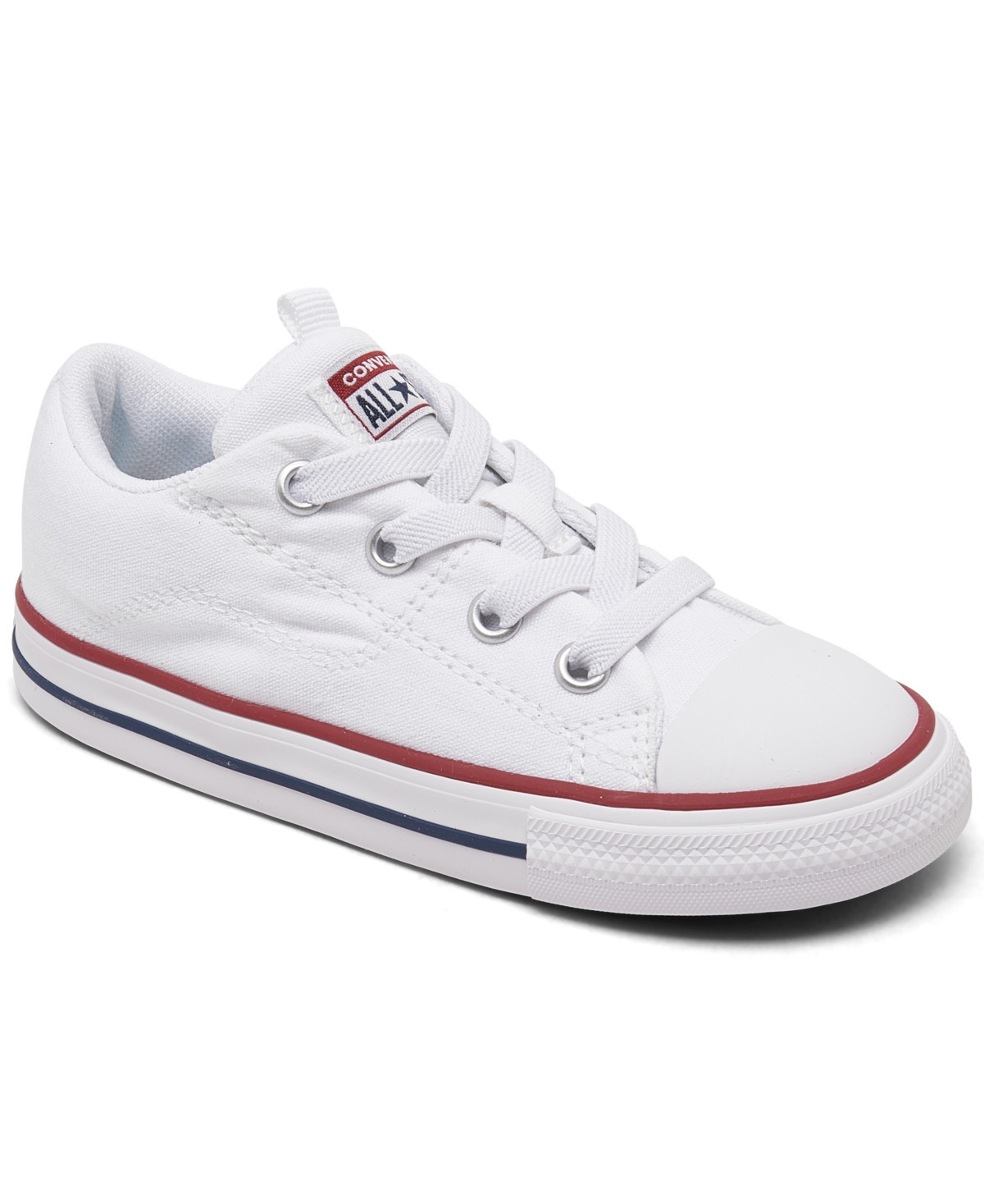 Converse Toddler Kids Chuck Taylor All Star Rave Casual Sneakers from Finish Line - White, Red | Macy's