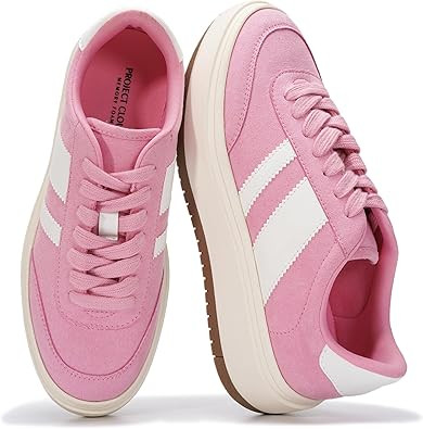 Project Cloud Platform Sneakers for Women - Lightweight Memory Foam Insole Womens Sneakers - Non-... | Amazon (US)