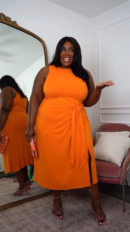 If I like it, I’ll just grab it in a different color…. Okay, maybe all the colors🤭 This dress is just too good, I had to!!

I’m wearing an XXL with spanx.

#plussizefashion #walmartfashion 
spring dresses, wedding guest dress, graduation dress, summer outfit inspo, style guide, plus size fashion, walmart, sale alert

#LTKplussize #LTKsalealert #LTKfindsunder50