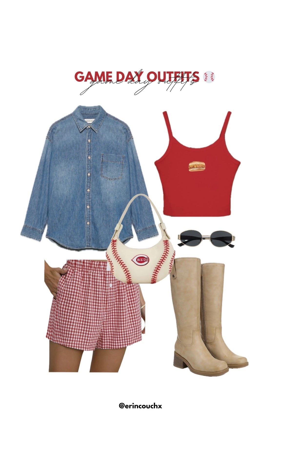 Cincinnati Reds Outfit Inspo ⚾️

#baseballgame #baseballgameoutfit #baseballgameoutfitideas #baseballgameoutfiinspo #cincinnatireds #cincinnatiredsoutfit #cincinnatiredsoutfitideas #cincinnatiredsoutfitinspo #openingday #openingdayreds #openingdaycincinnatireds #openingdaybaseball #gamedayfit #gamedayfits #gamedayoutfit #gamedayoutfitideas #gamedayoutfitinspo 

#LTKActive #LTKootd #LTKMidsize
