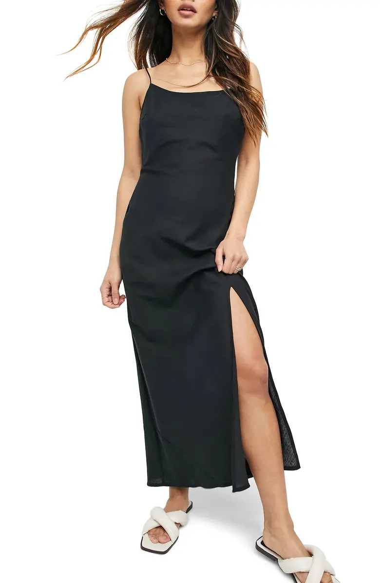 Cotton & Linen Maxi Sundress | Nordstrom