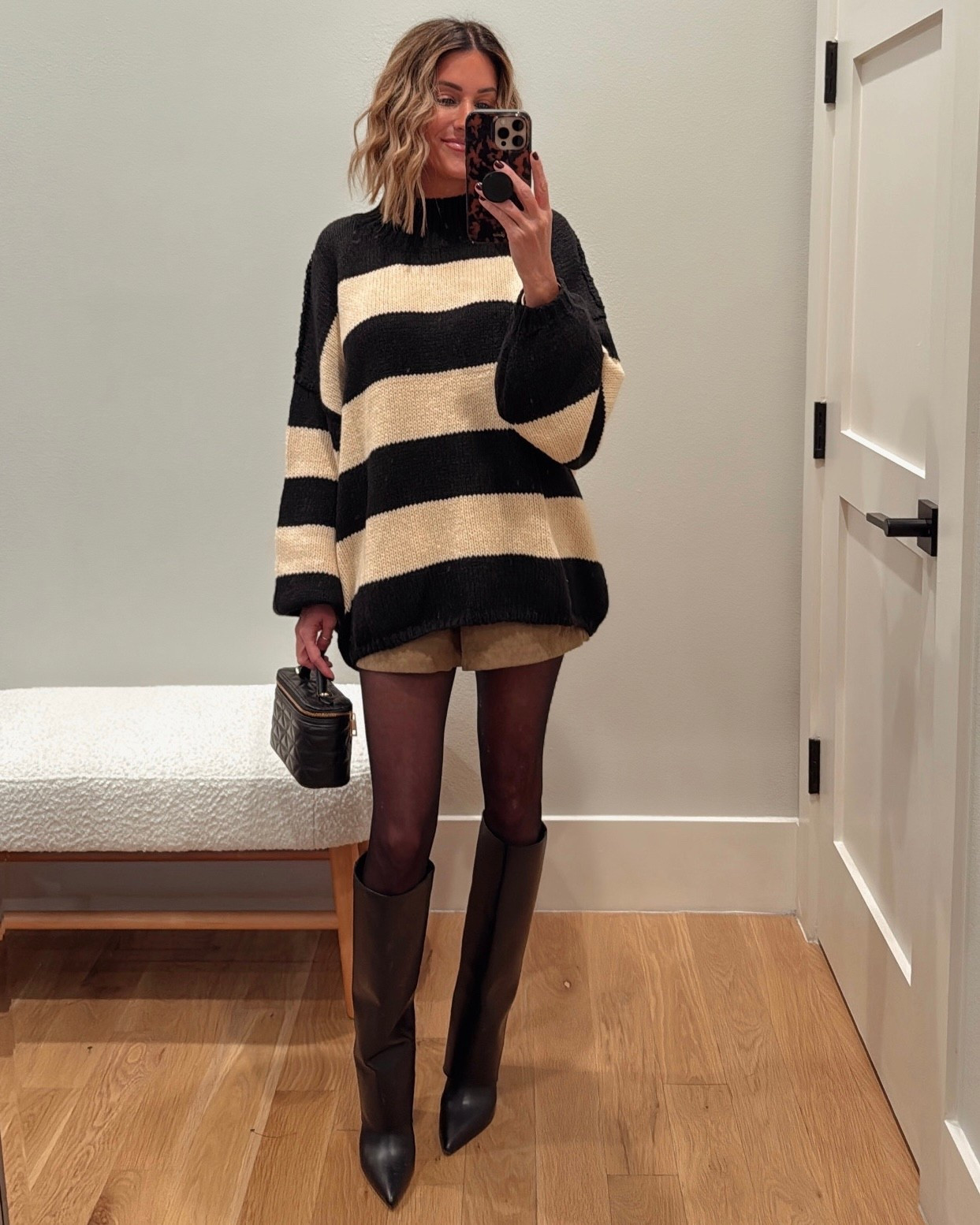 THIS👏🏼AMAZON👏🏼SWEATER 
It’s sooooo nice! I grabbed a size small. 
Size xs in shorts  

#LTKStyleTip #LTKWorkwear #LTKSeasonal