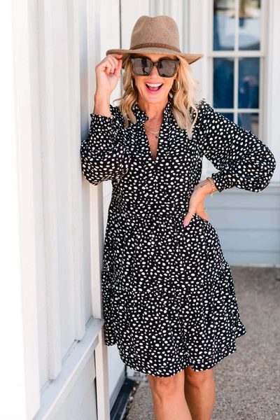 Long Sleeve Decked Out Day Dress | Gibson