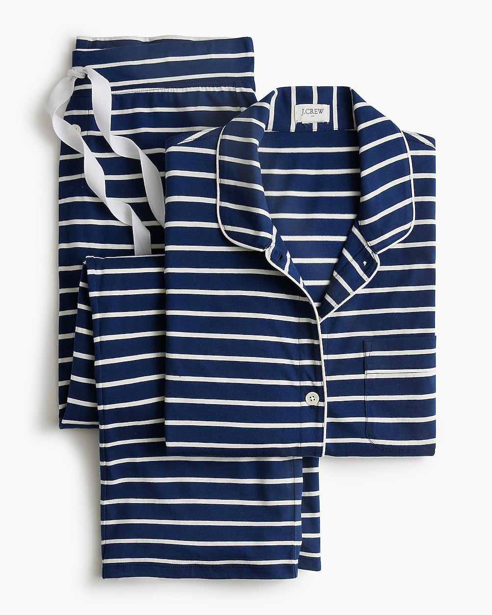 Long-sleeve knit pajama set | J.Crew Factory