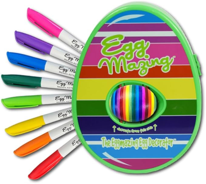 Eggmazing Egg Decorator Easter Egg Decorator Kit - Arts and Crafts Set - Includes Egg Decorating ... | Amazon (US)