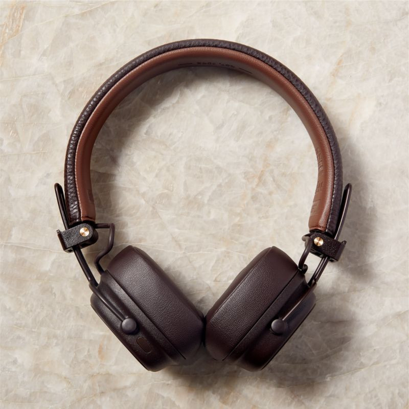 Marshall Major V Brown On-Ear Bluetooth Headphones + Reviews | CB2 | CB2