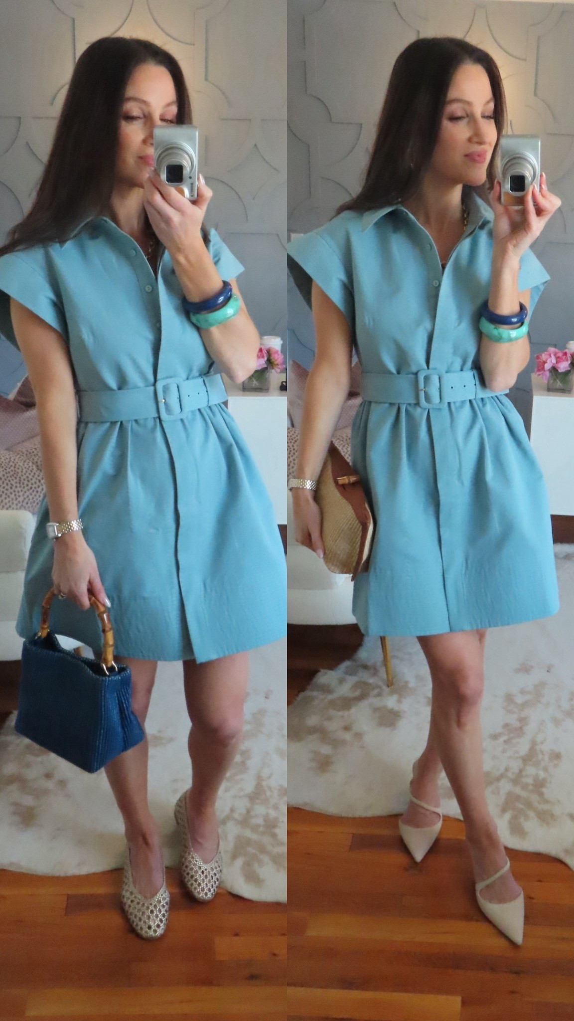 The perfect spring dress styled day to night! Comes in multiple colors and runs true to size. 
Woven flats: can size down half a size. 
Heels: true to size!

@Tuckernuck #tuckernuckpartner

#LTKSeasonal #LTKOver40