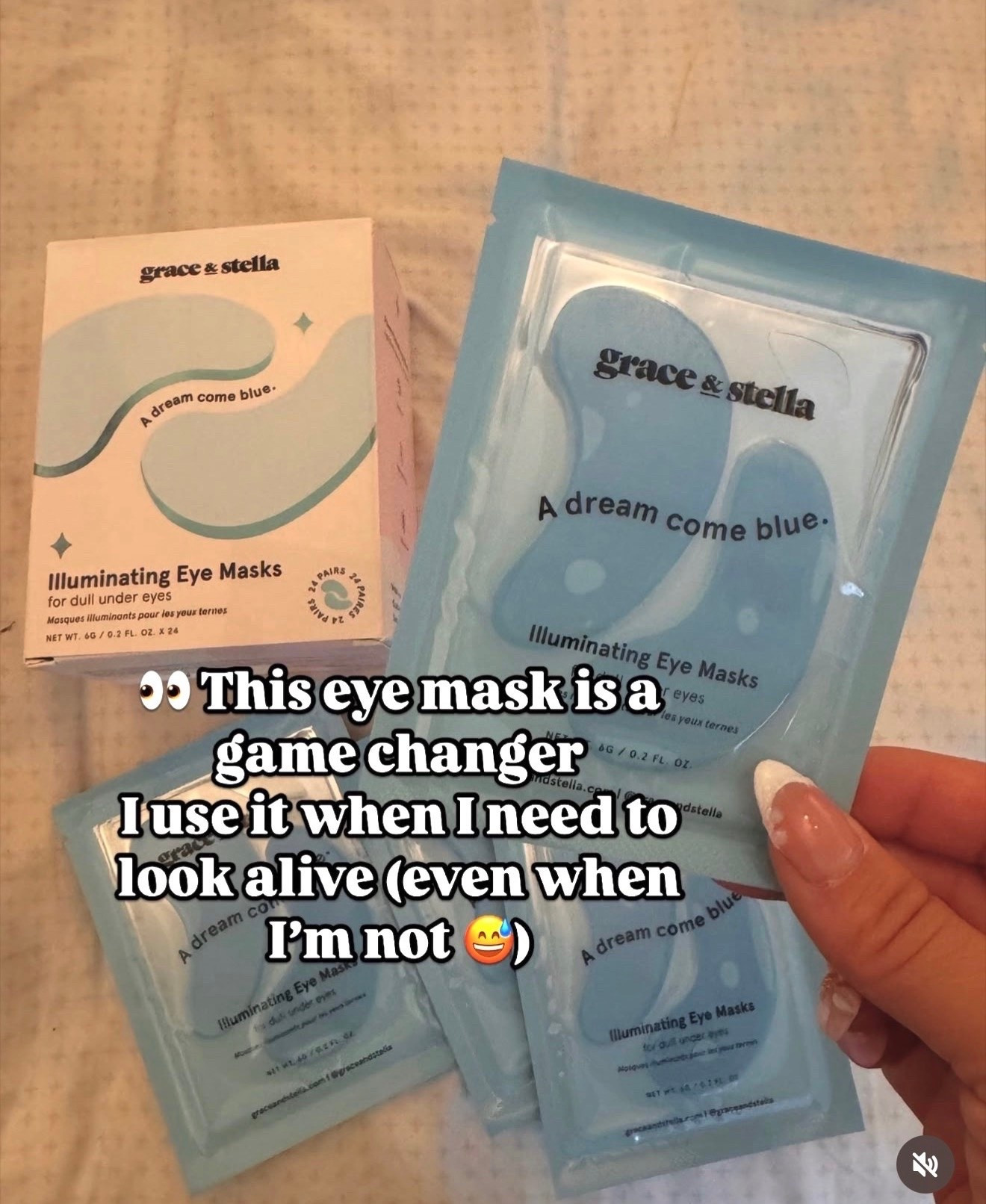 These eye patches are an absolute game changer! ✨ They're my go-to whenever I need to look awake, refreshed, and well-rested...even when I'm definitely not! 🤍 They come in several different varieties, so there's an option for just about every skincare need. Trust me—you'll want to keep these on hand!

#LTKOver40 #LTKselfcare #LTKgrwm