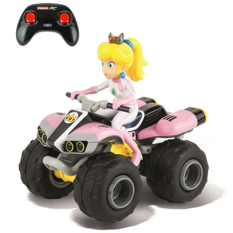 Carrera RC Nintendo Mario Kart Remote Control Car, Peach Quad | Walmart (US)