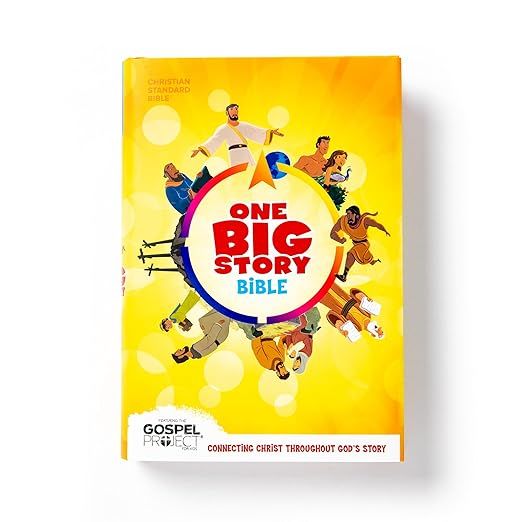 CSB One Big Story Bible, Hardcover, Red Letter, Presentation Page, Study Helps for Children, Chri... | Amazon (US)