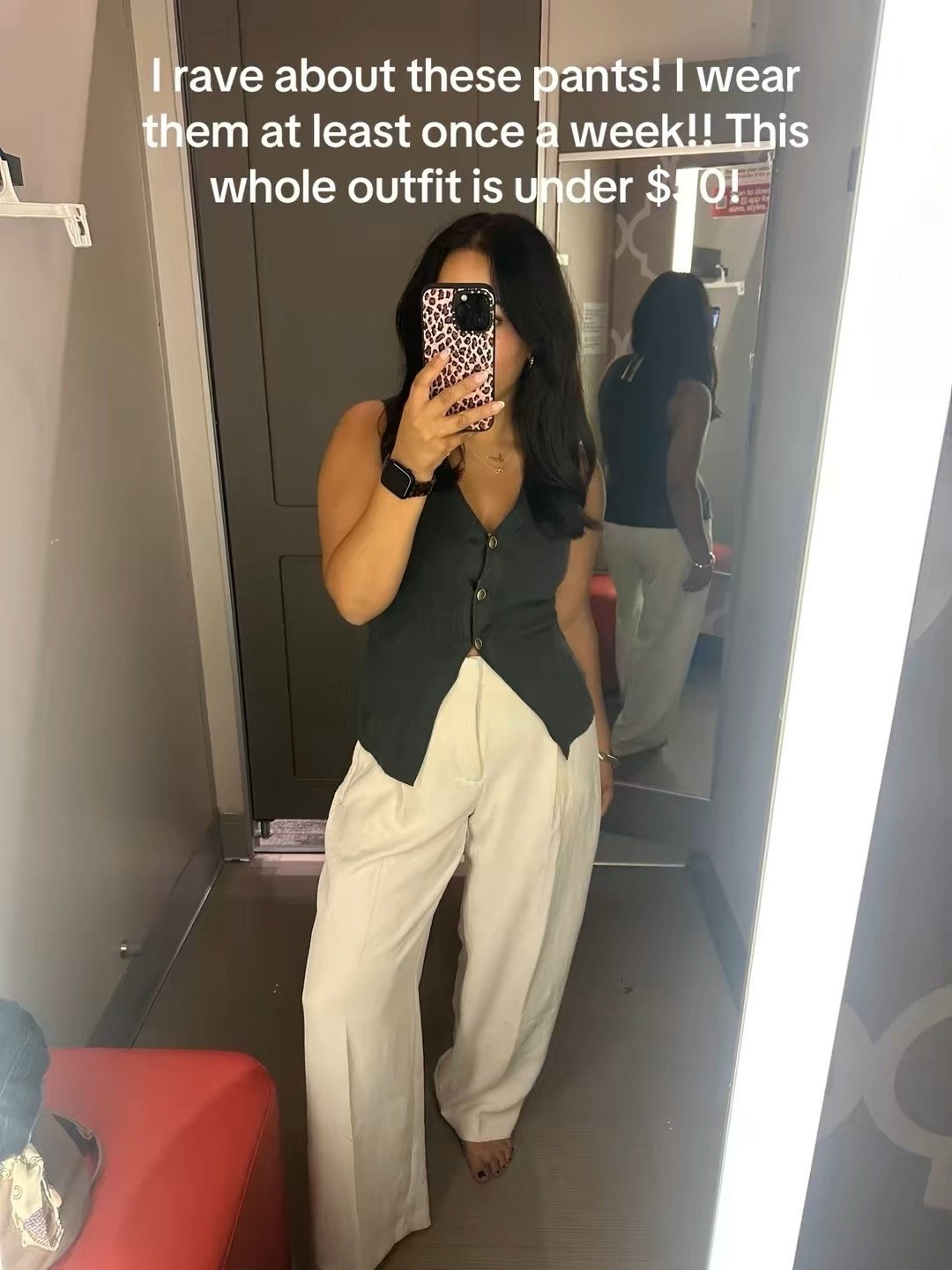 These trousers are giving aritiza and they are from target and 30% off! Run true to size and come in other colors are length target deal target sale target circle week 

#LTKSaleAlert #LTKStyleTip #LTKFindsUnder50