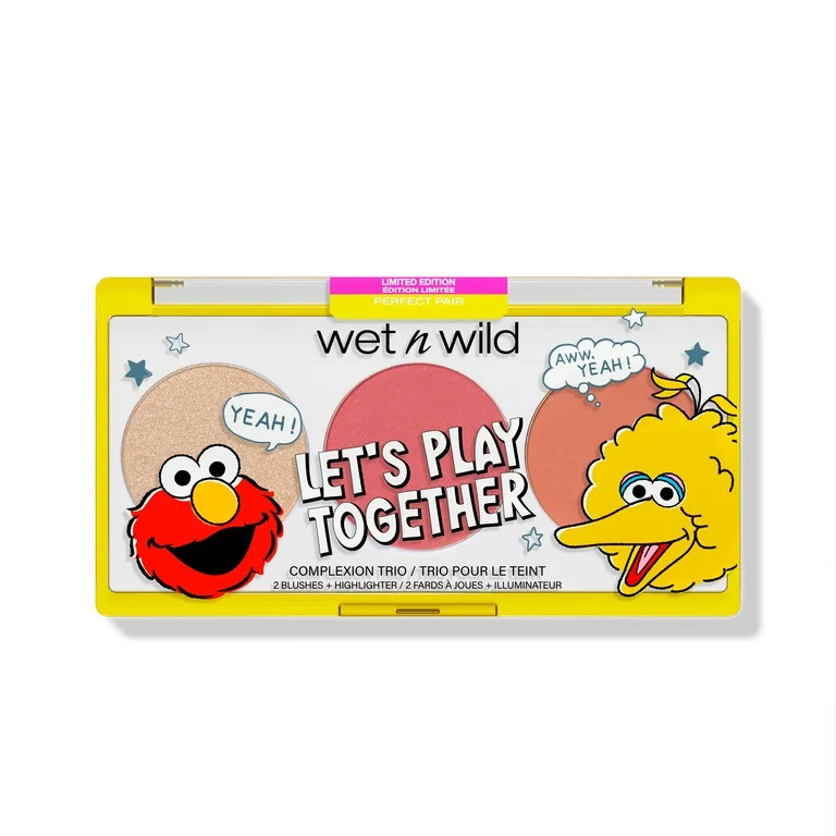Wet N Wild Sesame Street Let’S Play Together- Complexion Trio 1 (Bert) | Walmart (US)