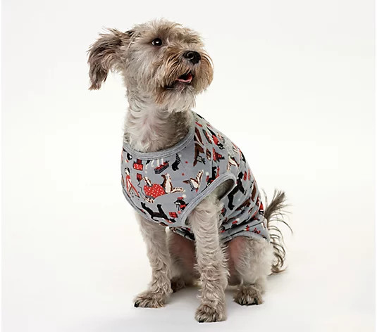 MUK LUKS Pet Butter Knit Matching Pajama Onesie - QVC.com | QVC