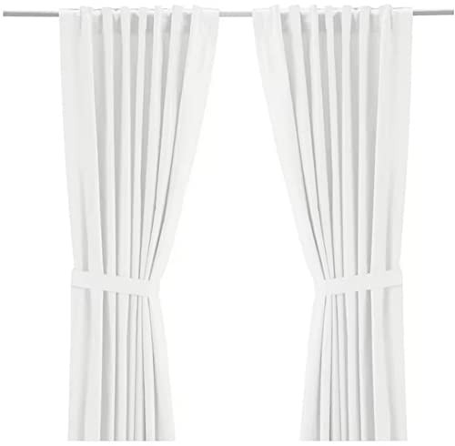 IKEA Ritva White Curtain Set - Size: 57 x 98 (1, White) | Amazon (US)