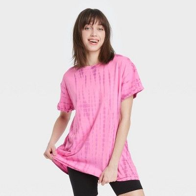 Women's Tie-Dye Oversized Lounge T-Shirt - Colsie™ | Target