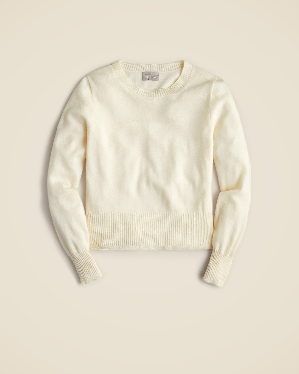 Cashmere shrunken crewneck sweater | J. Crew US