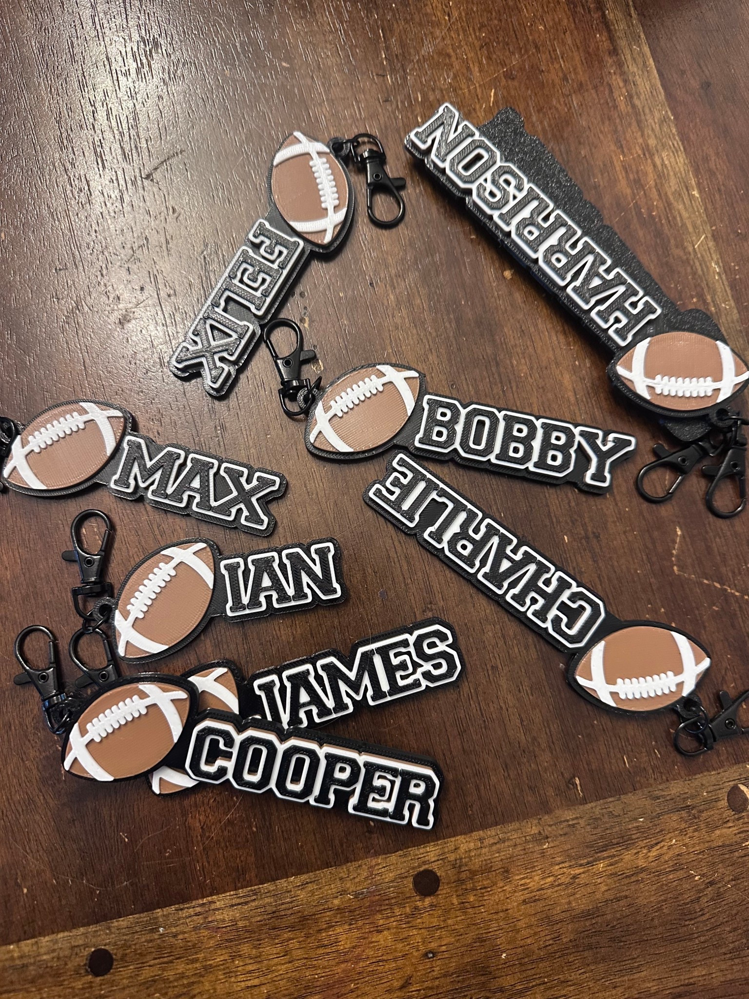 Sports party favors. Personalized favors. Football keychain. 

#LTKGiftGuide #LTKKids
