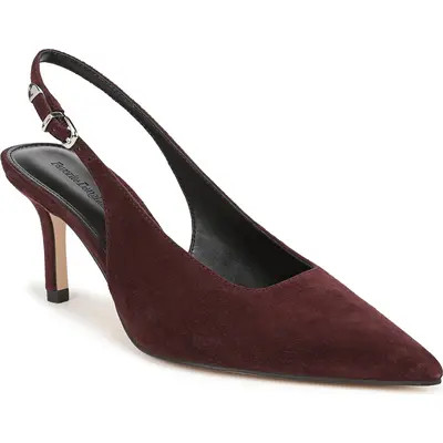 Favorite Daughter Sierra Pointed Toe Slingback Pump in Black Suede at Nordstrom, Size 9.5 | Nordstrom