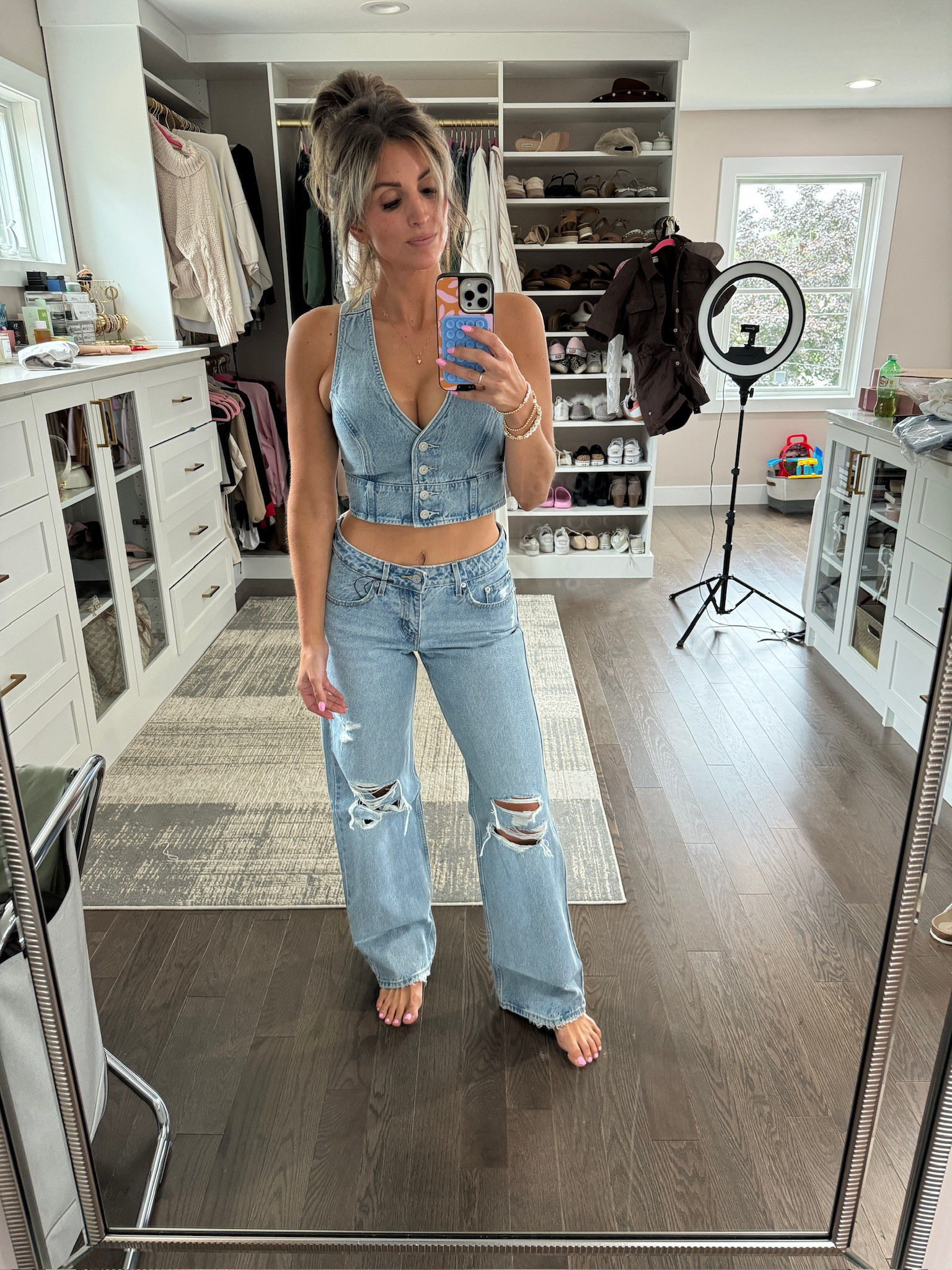 The cutest denim outfit from Levi’s🤍

Denim - Fall fashion - Low rise jeans - Denim corset top - Fall style - Mom outfit - Concert looks - Fashion inspo - Game day looks - Jeans 

#LTKSeasonal #LTKStyleTip