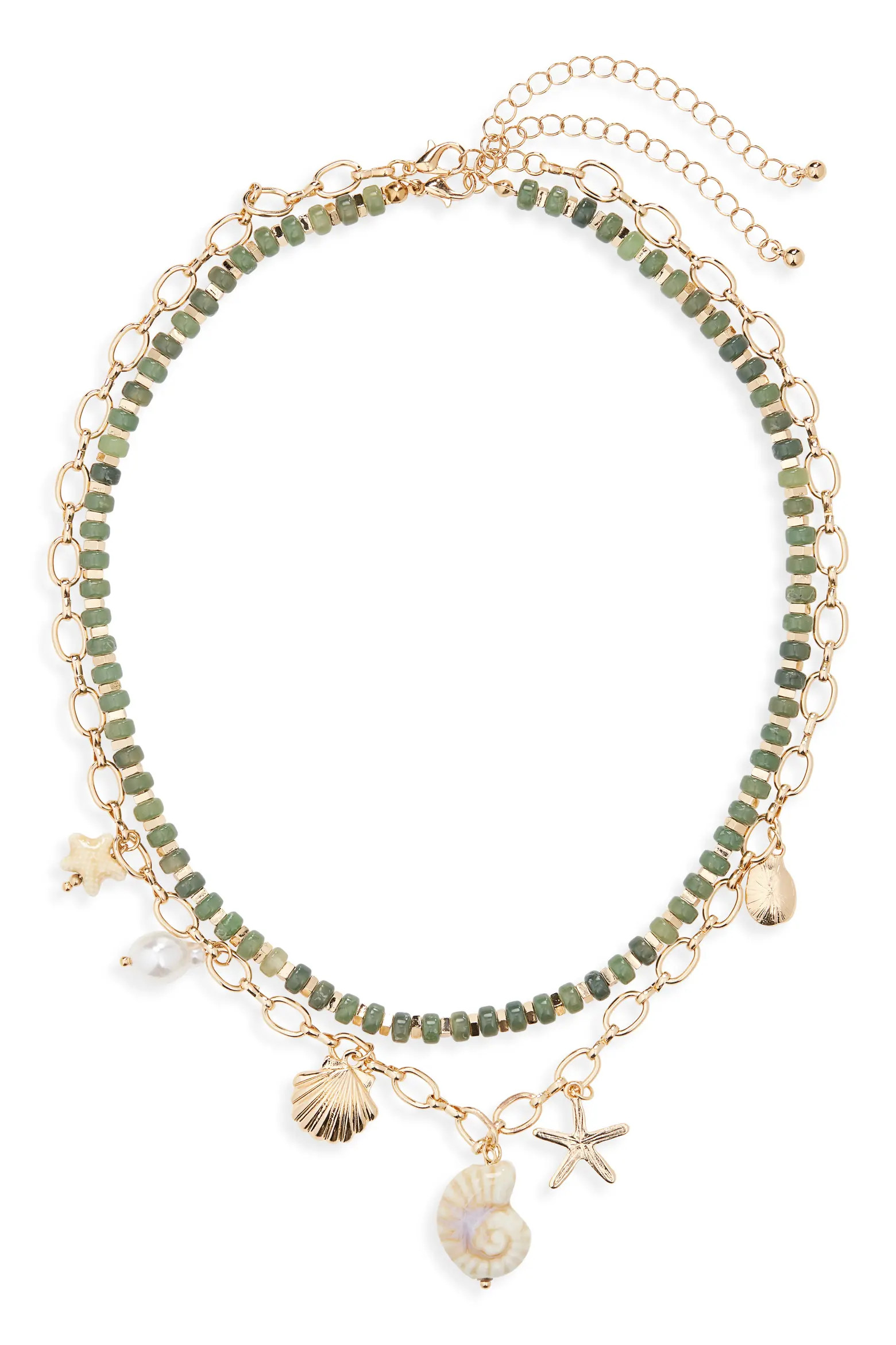 Set of 2 Bead & Charm Necklaces (Women) | Nordstrom | Nordstrom