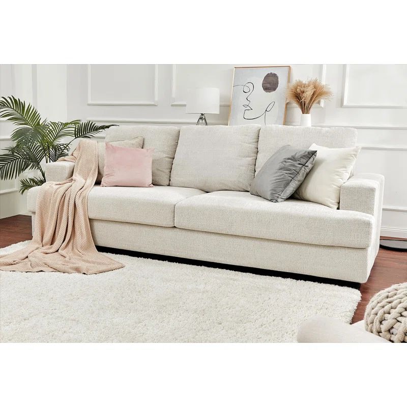 Boileau Sofa, Deep Seat Sofa-Contemporary Sofa Couch, 97" Wide 3 Seater Sofa | Wayfair North America